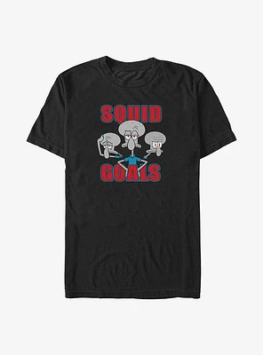 Spongebob Squarepants Squid Goals Big & Tall T-Shirt