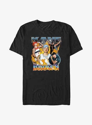 Kane Brown Flames Collage Big & Tall T-Shirt