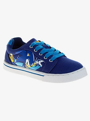 Sonic The Hedgehog Boys Lace Up Canvas Sneakers