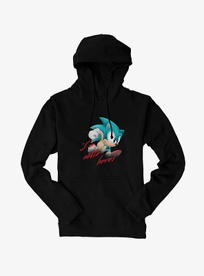 Sonic The Hedgehog I'm Outta Here! Hoodie