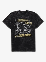 Sonic The Hedgehog Gotta Go Fast! Mineral Wash T-Shirt