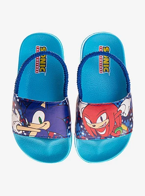 Sonic The Hedgehog Toddler & Boys Dual Sizes Slides