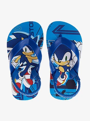 Sonic The Hedgehog Toddler & Boys Slip-On Flip Flops