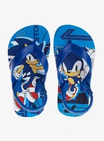 Sonic The Hedgehog Toddler & Boys Slip-On Flip Flops