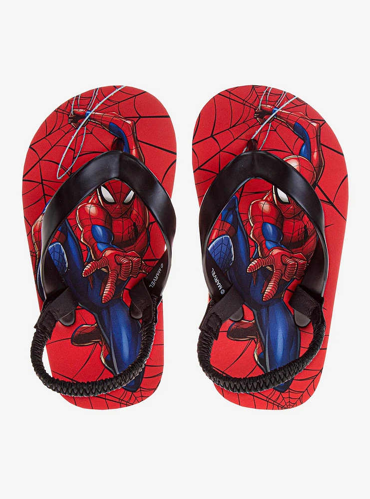Marvel Spider-Man Toddler & Boys Flip Flops