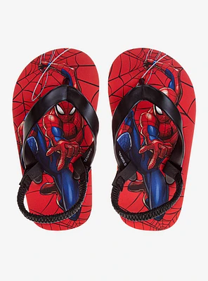 Marvel Spider-Man Toddler & Boys Flip Flops