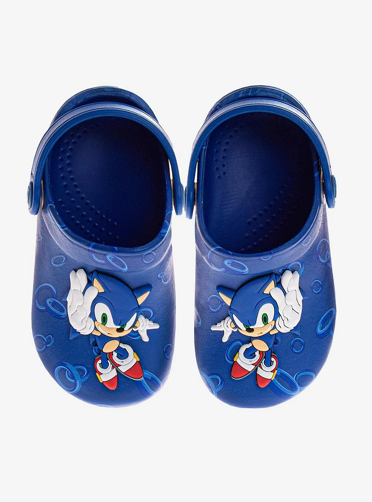 Sonic The Hedgehog Toddler & Boys Dual Sizes Clogs