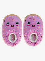 Pink Doughnut Girls Comfy Slippers