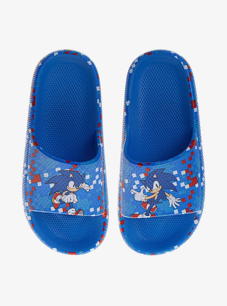 Sonic The Hedgehog Boys Slip-On Slides