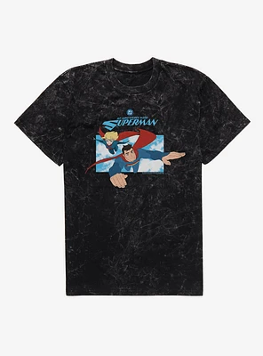 DC My Adventures With Superman & Supergirl Mineral Wash T-Shirt