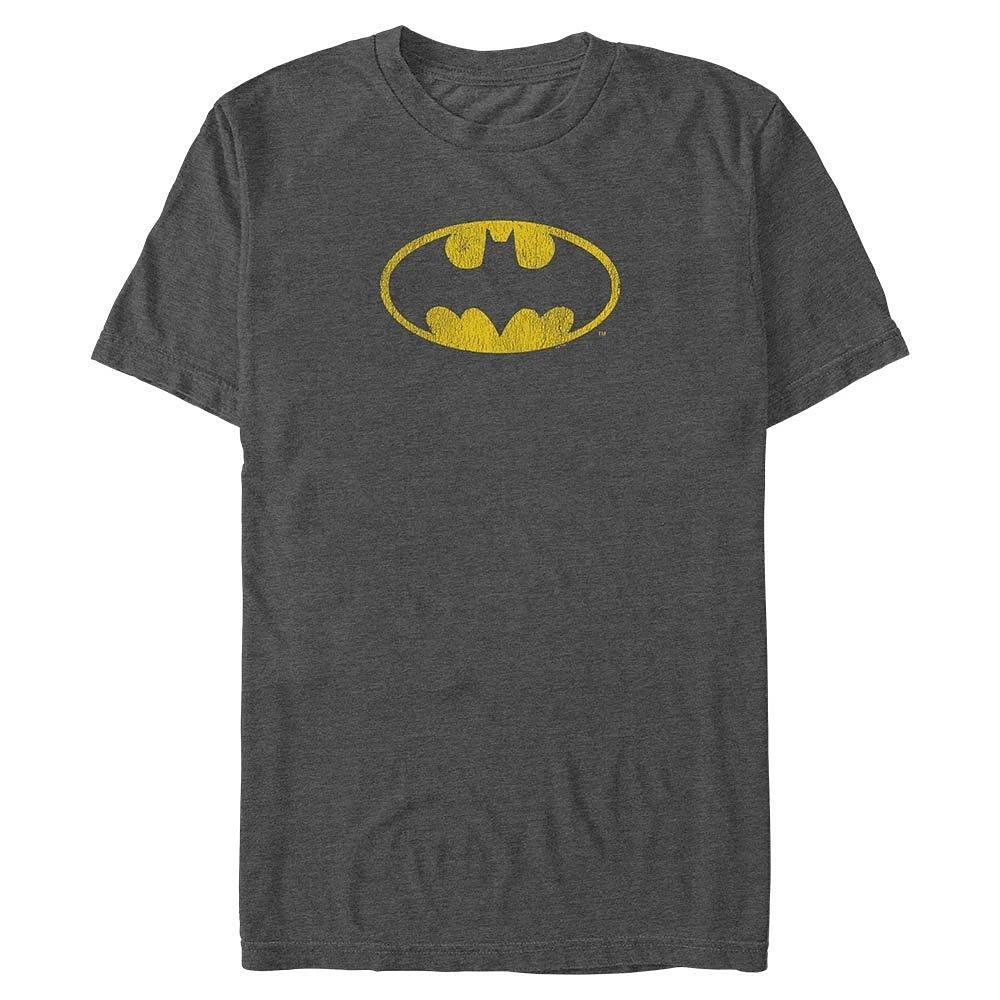 DC Comics Batman Yellow Logo Big & Tall T-Shirt