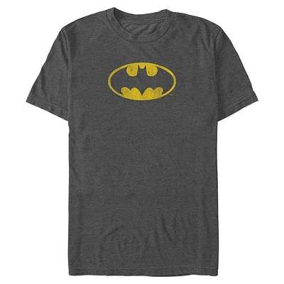 DC Comics Batman Yellow Logo Big & Tall T-Shirt