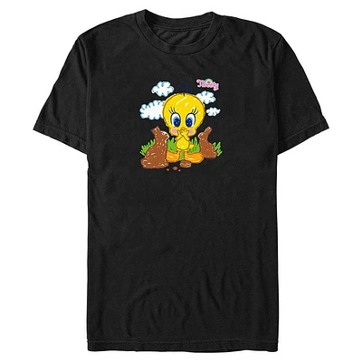 Looney Tunes Tweety Drawn Big & Tall T-Shirt