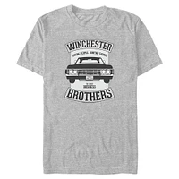 Supernatural Winchester Car Crest Big & Tall T-Shirt
