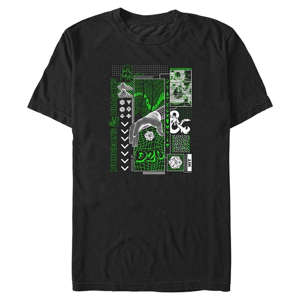 Dungeons & Dragons Trippy Tech Big Tall T-Shirt