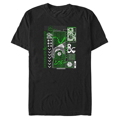 Dungeons & Dragons Trippy Tech Big Tall T-Shirt