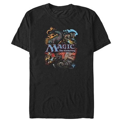 Magic: The Gathering Vintage Collage Big & Tall T-Shirt