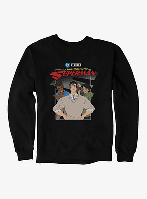 DC My Adventures With Superman Jimmy Olsen & Lois Lane Sweatshirt