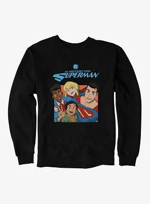 DC My Adventures With Superman Group Sweatshirt