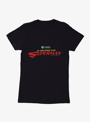 DC My Adventures With Superman Logo Womens T-Shirt