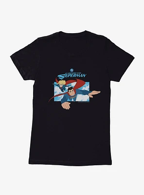 DC My Adventures With Superman & Supergirl Womens T-Shirt