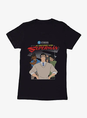DC My Adventures With Superman Jimmy Olsen & Lois Lane Womens T-Shirt