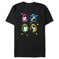 Felix The Cat Egg Faces Big & Tall T-Shirt