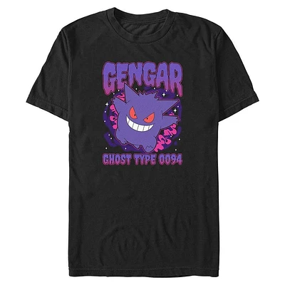 Pokemon Gengar Shadow Big & Tall T-Shirt