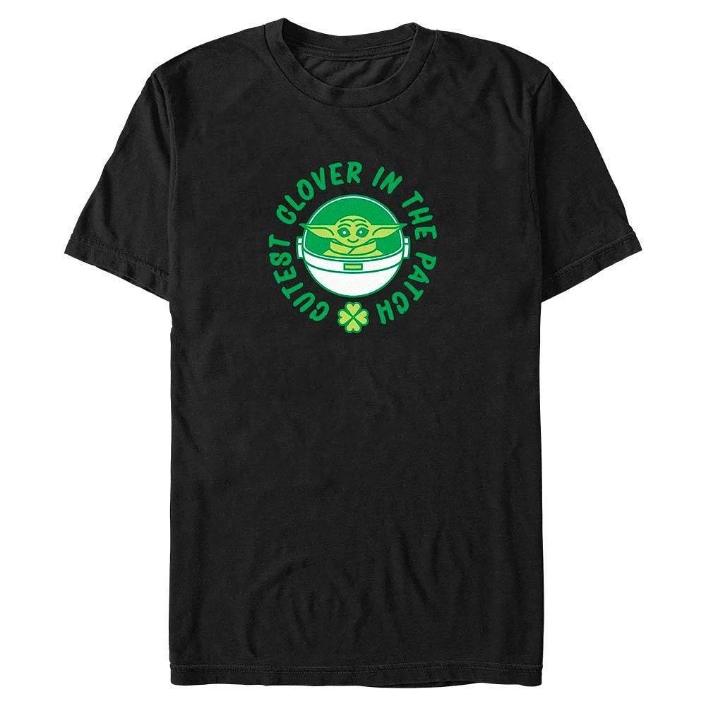 Star Wars The Mandalorian Clover Patch Big & Tall T-Shirt