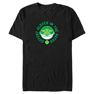 Star Wars The Mandalorian Clover Patch Big & Tall T-Shirt