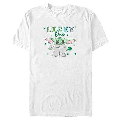 Star Wars The Mandalorian Lucky One Clover Big & Tall T-Shirt