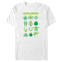 Star Wars The Mandalorian Green Cuteness Big & Tall T-Shirt