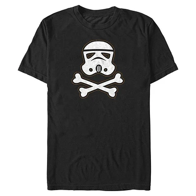 Star Wars Trooper Skull Patch Big & Tall T-Shirt