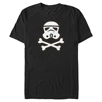 Star Wars Trooper Skull Patch Big & Tall T-Shirt