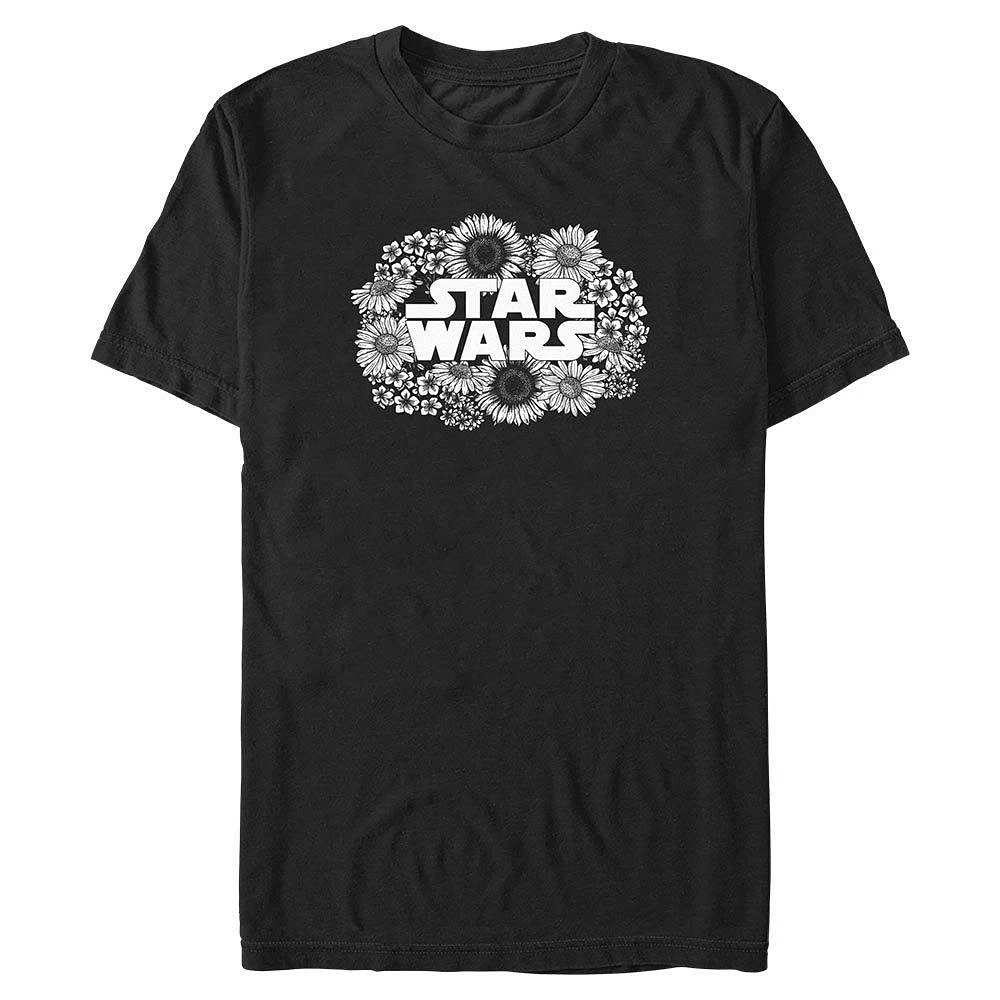 Star Wars Flowers Logo Big & Tall T-Shirt