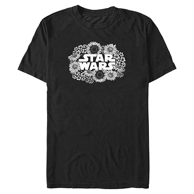 Star Wars Flowers Logo Big & Tall T-Shirt