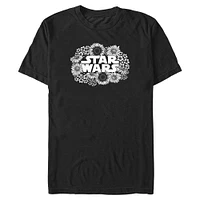 Star Wars Flowers Logo Big & Tall T-Shirt