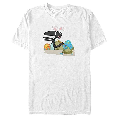 Alien Painting Easter Eggs Big & Tall T-Shirt