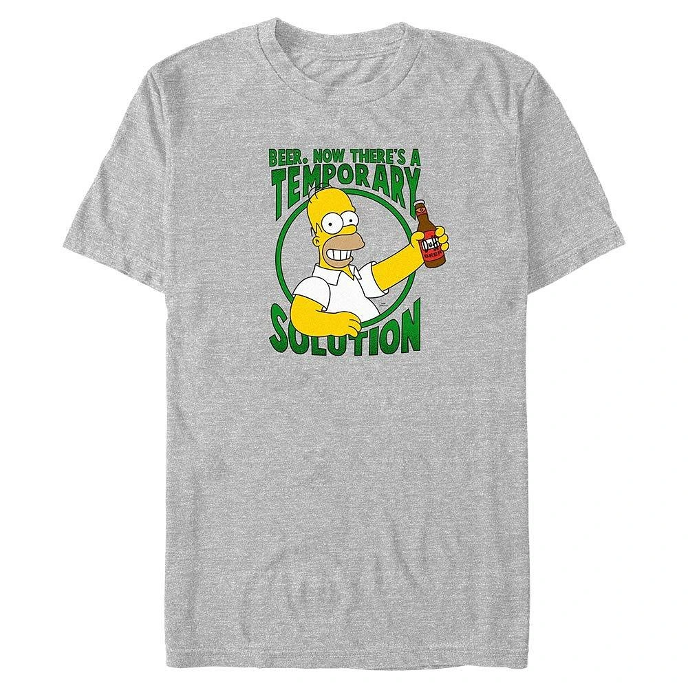 The Simpsons Temporary Solution Big & Tall T-Shirt