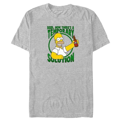 The Simpsons Temporary Solution Big & Tall T-Shirt
