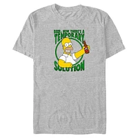 The Simpsons Temporary Solution Big & Tall T-Shirt