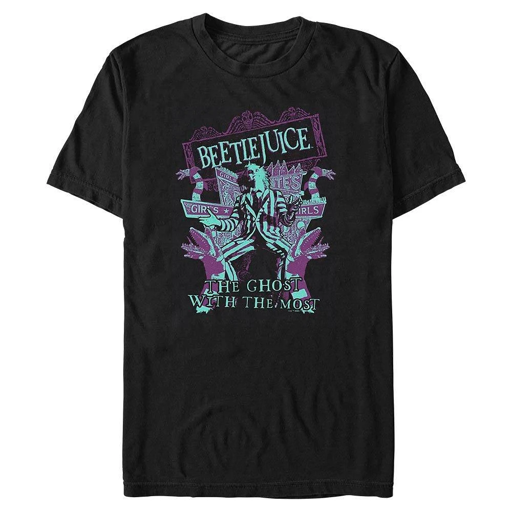 Beetlejuice All Stripes Welcome Big & Tall T-Shirt