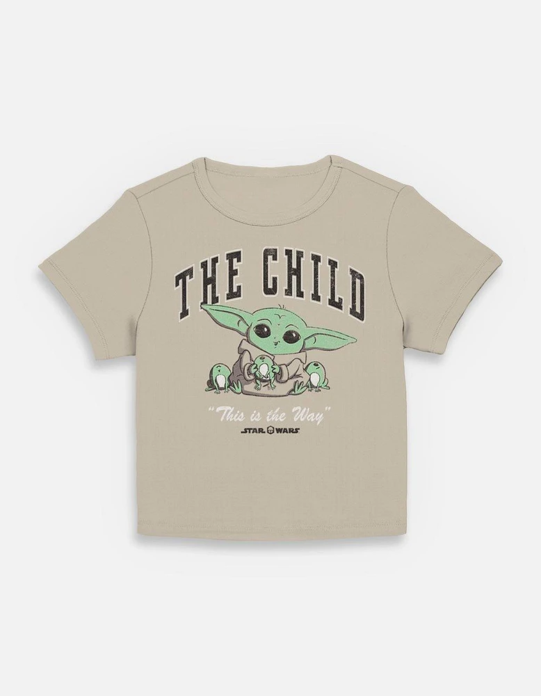 Star Wars The Mandalorian Collegiate Child Womens Baby T-Shirt
