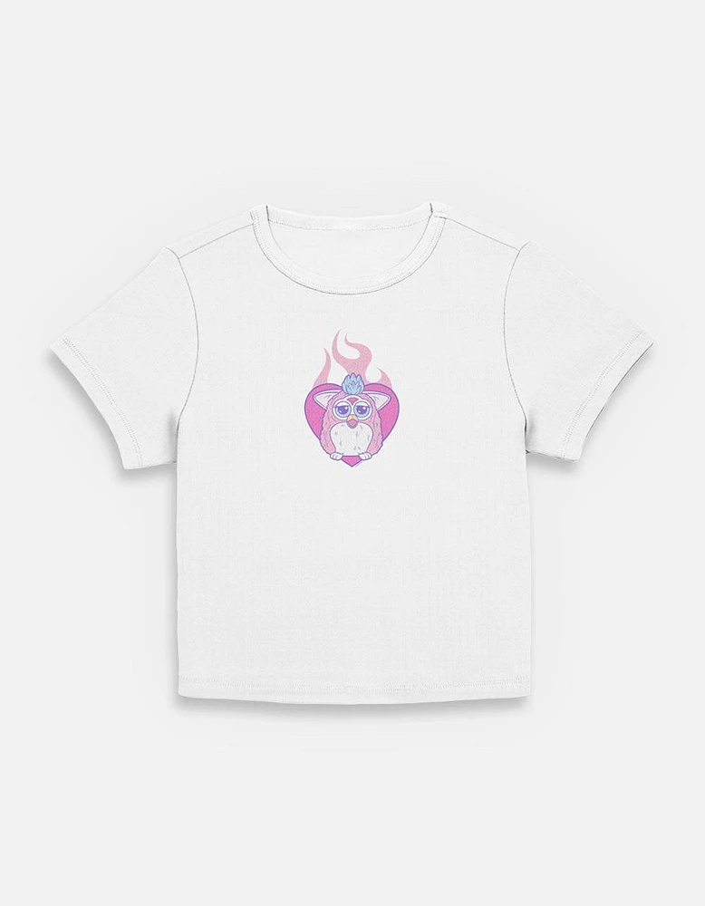 Furby Fire Heart Womens Baby T-Shirt