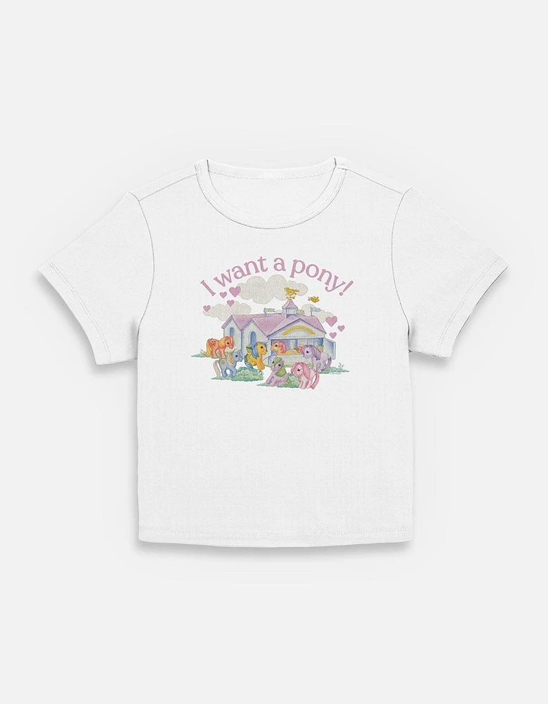 My Little Pony I Want A Womens Baby T-Shirt