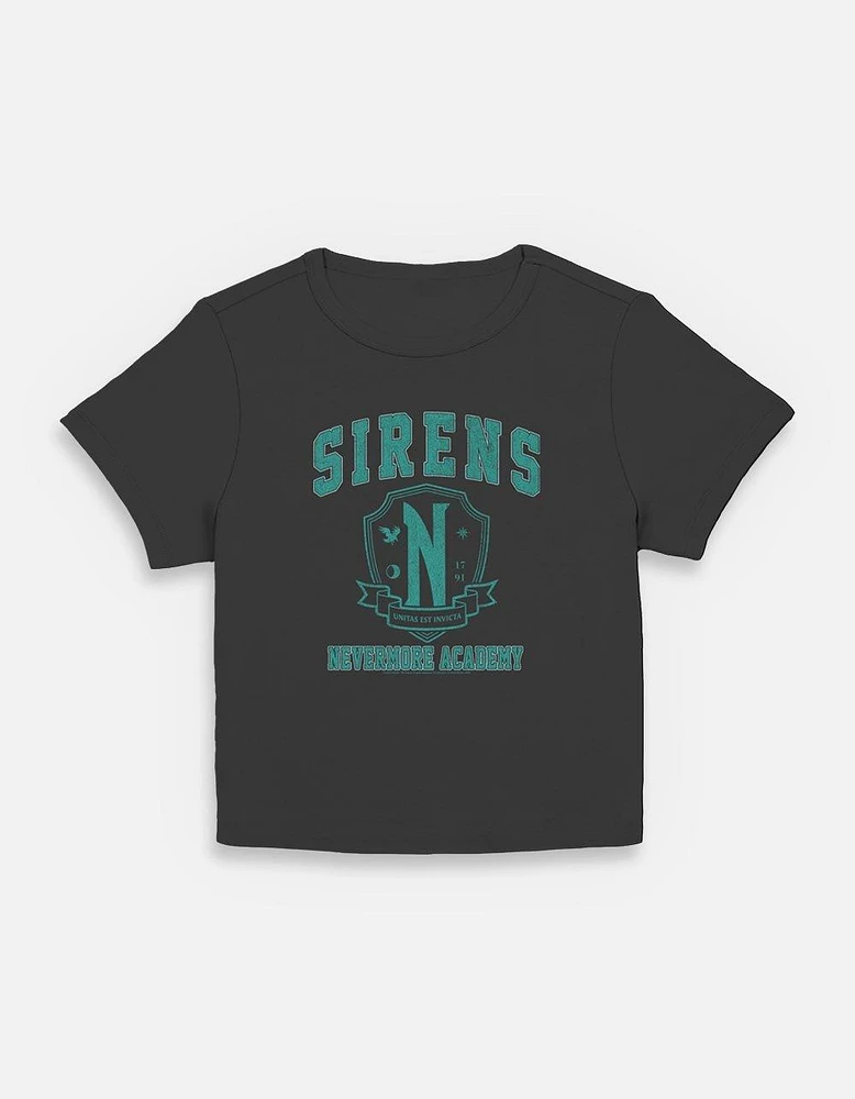 Wednesday Sirens Academy Womens Baby T-Shirt