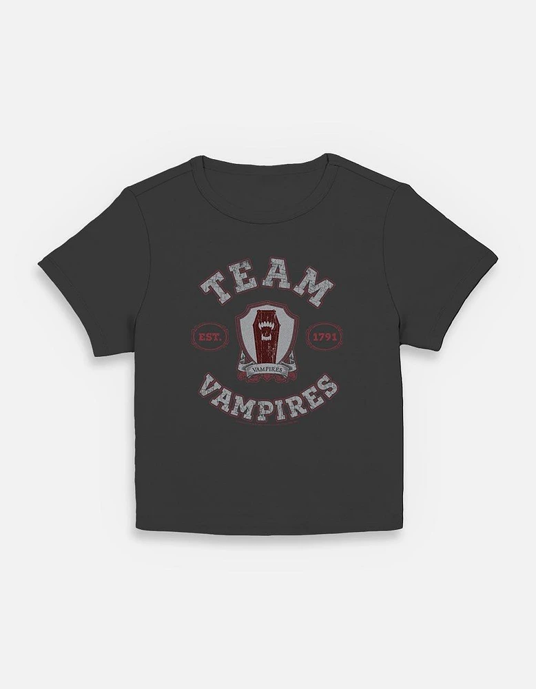 Wednesday Team Vampires Womens Baby T-Shirt