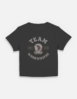 Wednesday Team Werewolves Womens Baby T-Shirt
