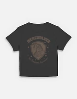 Wednesday Werewolves Academy Stamp Womens Baby T-Shirt