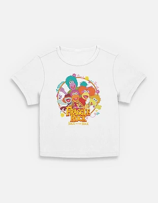Fraggle Rock Cirlce Group Womens Baby T-Shirt
